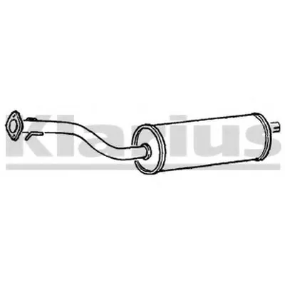 Средний глушитель выхлопных газов KLARIUS купить