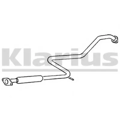 Средний глушитель выхлопных газов KLARIUS купить