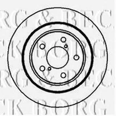 Тормозной диск BORG & BECK купить