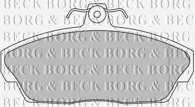 Комплект тормозных колодок, дисковый тормоз BORG & BECK купить
