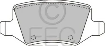 Комплект тормозных колодок, дисковый тормоз EEC купить