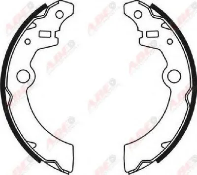 Комплект тормозных колодок ABE купить