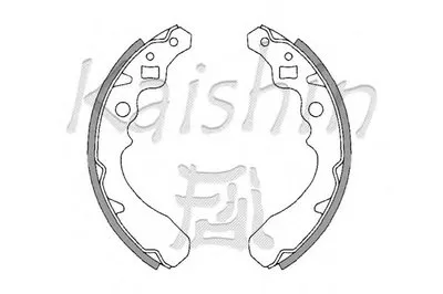 Комплект тормозных колодок KAISHIN купить