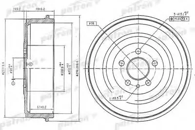Тормозной барабан PATRON купить