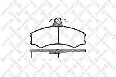 Комплект тормозных колодок, дисковый тормоз STELLOX купить