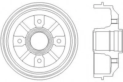 Тормозной барабан HELLA PAGID купить