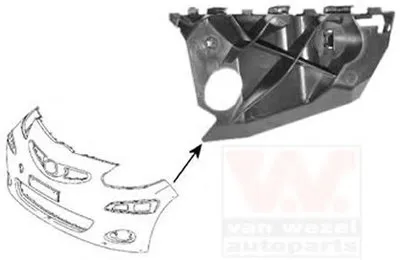 Кронштейн, буфер VAN WEZEL купить