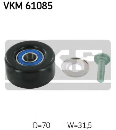 Паразитный / ведущий ролик, поликлиновой ремень SKF купить