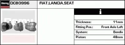 Тормозной суппорт Remanufactured REMY (Multiline) DELCO REMY купить