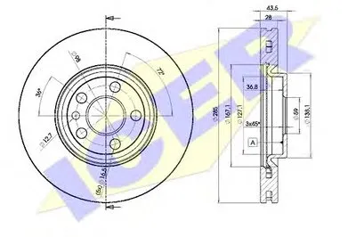 Тормозной диск ICER купить