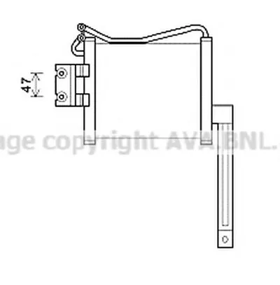 Масляный радиатор, автоматическая коробка передач AVA QUALITY COOLING купить