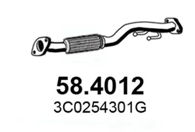 Труба выхлопного газа ASSO купить