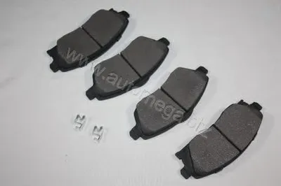 Комплект тормозных колодок, дисковый тормоз AutoMega Premium AUTOMEGA купить