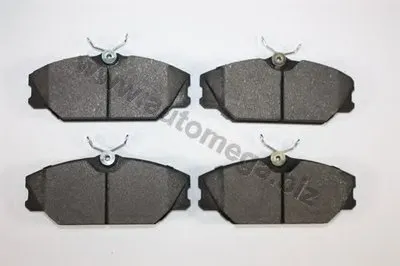 Комплект тормозных колодок, дисковый тормоз AutoMega Premium AUTOMEGA купить