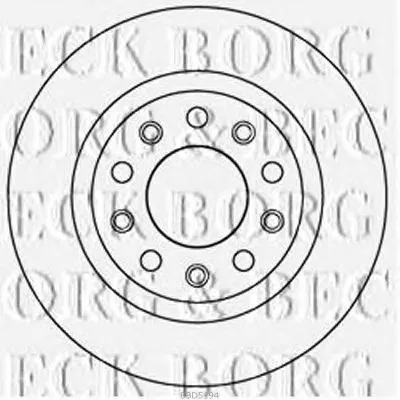 Тормозной диск BORG & BECK купить