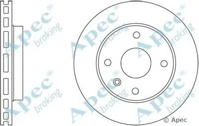 Тормозной диск APEC braking купить