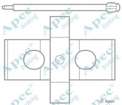 Комплектующие, тормозные колодки APEC braking купить
