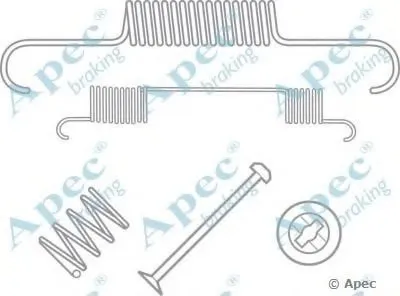 Комплектующие, тормозная колодка APEC braking купить