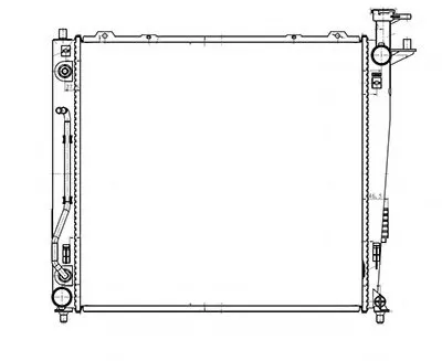 Радиатор, охлаждение двигателя LUZAR купить