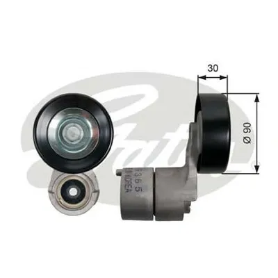 Натяжной ролик, поликлиновой  ремень