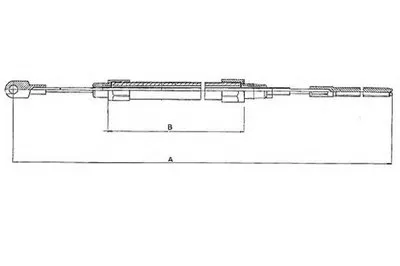 Трос, стояночная тормозная система TEXTAR купить