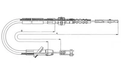 Тросик сцепления TEXTAR купить