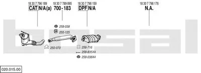 Система выпуска ОГ BOSAL купить