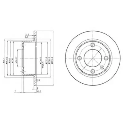 Тормозной диск DELPHI купить