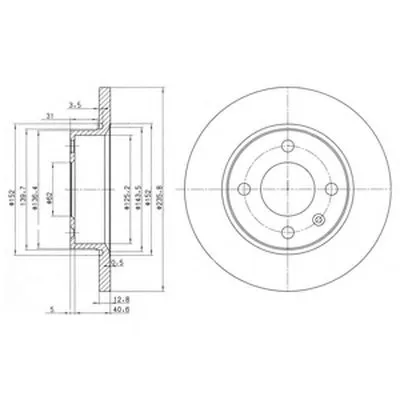 Тормозной диск DELPHI купить