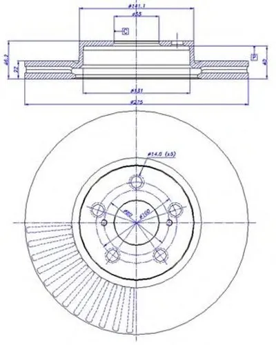Тормозной диск CAR купить