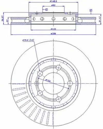 Тормозной диск HC CAR купить