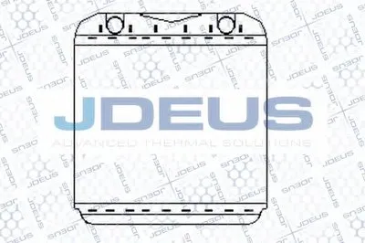 Теплообменник, отопление салона JDEUS купить