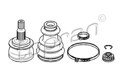 Шарнирный комплект, приводной вал TOPRAN купить