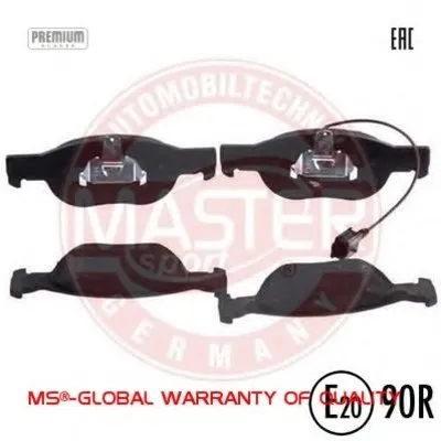 Комплект тормозных колодок, дисковый тормоз Anti-Noise MASTER-SPORT купить