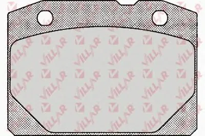 Комплект тормозных колодок, дисковый тормоз VILLAR купить