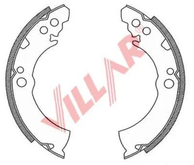 Комплект тормозных колодок VILLAR купить