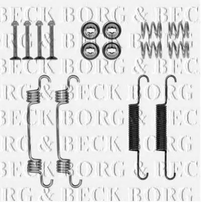 Комплектующие, колодки дискового тормоза BORG & BECK купить