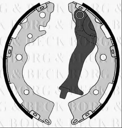 Комплект тормозных колодок BORG & BECK купить