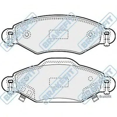 Комплект тормозных колодок, дисковый тормоз Brake Fit APEC braking купить