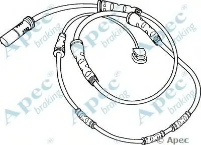 Указатель износа, накладка тормозной колодки APEC braking купить
