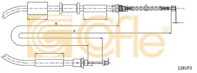 Трос, стояночная тормозная система COFLE купить