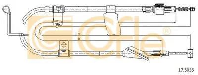 Трос, стояночная тормозная система COFLE купить