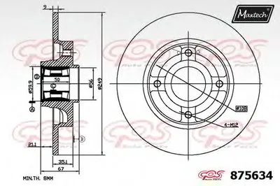 Тормозной диск R+ (Regular Plus) MAXTECH купить