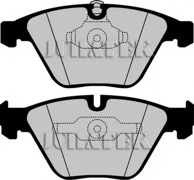 Комплект тормозных колодок, дисковый тормоз JURATEK купить