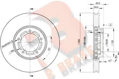 Тормозной диск R BRAKE купить