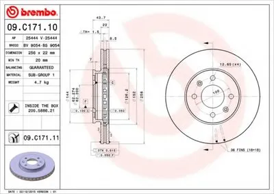 Тормозной диск COATED DISC LINE BREMBO купить