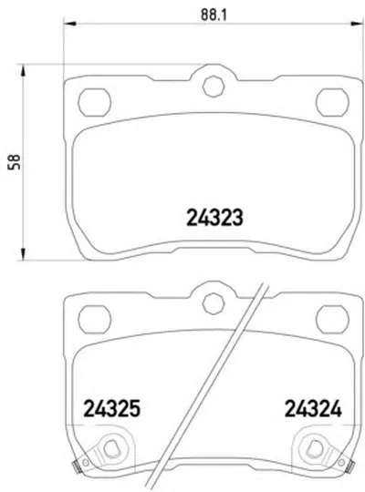 Комплект тормозных колодок, дисковый тормоз HELLA купить