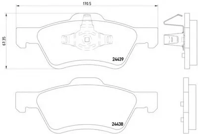 Комплект тормозных колодок, дисковый тормоз HELLA купить