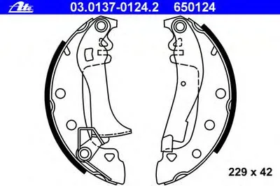 Комплект тормозных колодок ATE купить