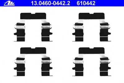 Комплектующие, колодки дискового тормоза ATE купить